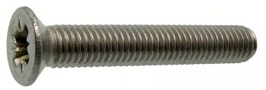 10841416 FASTEN RVS A4 METAALSCHR VK PZ DIN 965Z M1,6X3