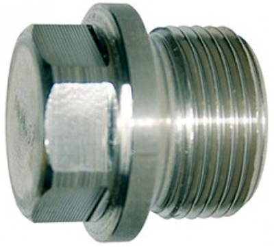 10842106 FASTEN RVS A4 ZESK.KRAAGPLUG DIN 910 G1/8A