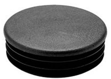 10842338 FASTEN KNST MEUBELDOP ROND ZWART 12MM