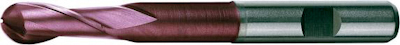 Radiusfrees, lang, HSS Co8, TiAIN-gecoat