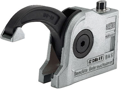 Compact-spanner met open bevestigingsboring