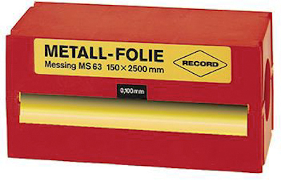 RECORD metaalfolie staal ongelegeerd
