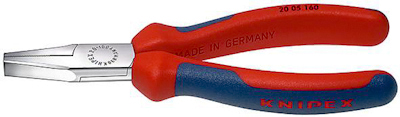 KNIPEX platbuigtangen verchroomd meercomponent.gr.