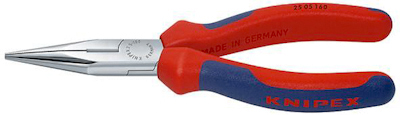 KNIPEX radiotangen verchroomd met meercomp.grepen