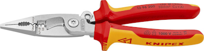 KNIPEX elektro-install.tangen verchr. VDE 2C greep