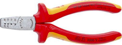 KNIPEX adereindhulstangen trap.prof.knstst.gr. VDE