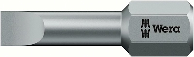 10903835 WERA BIT 1/4 DIN 3126 C6,3 4,5X0,6X25MM TOR,