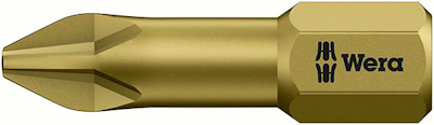 10903844 WERA BIT 1/4 DIN 3126 C6,3 PH 1X25MM EH,