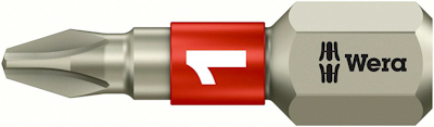 WERA bits voor KK schr. PH 1/4'' roestvrij 25mm