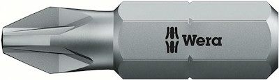 10903853 WERA BIT 1/4 DIN 3126 C6,3 PZ0X25MM TAAIHARD