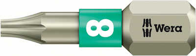 10401213 WERA BIT T8 1/4 RVS