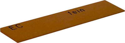 Slijpvijl, edelkorund, mesvorm