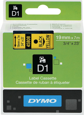 DYMO lettertape D1 19mm