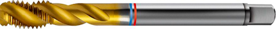 HSS-E PM, oppervlak TiN-gecoat.