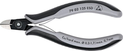 10400324 KNIPEX ELEKTRONICA ZIJSNIJTANG 125 79 42 125 ESD