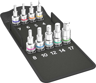 WERA schroefbitsets 1/2