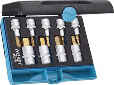 HAZET schroefbitsets 1/2'' voor BZK schroeven