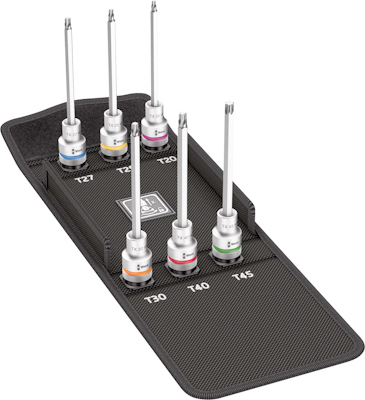 WERA schroefbitsets 1/2'' voor BZK schroeven