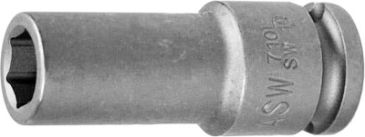 ASW slagmoer-dopsleutels 3/8'' lang