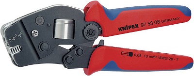 KNIPEX krimptang voor adereindhulzen