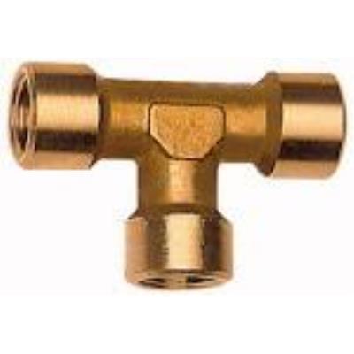 RIEGLER T-stuk messing bn/bn/bn inch G