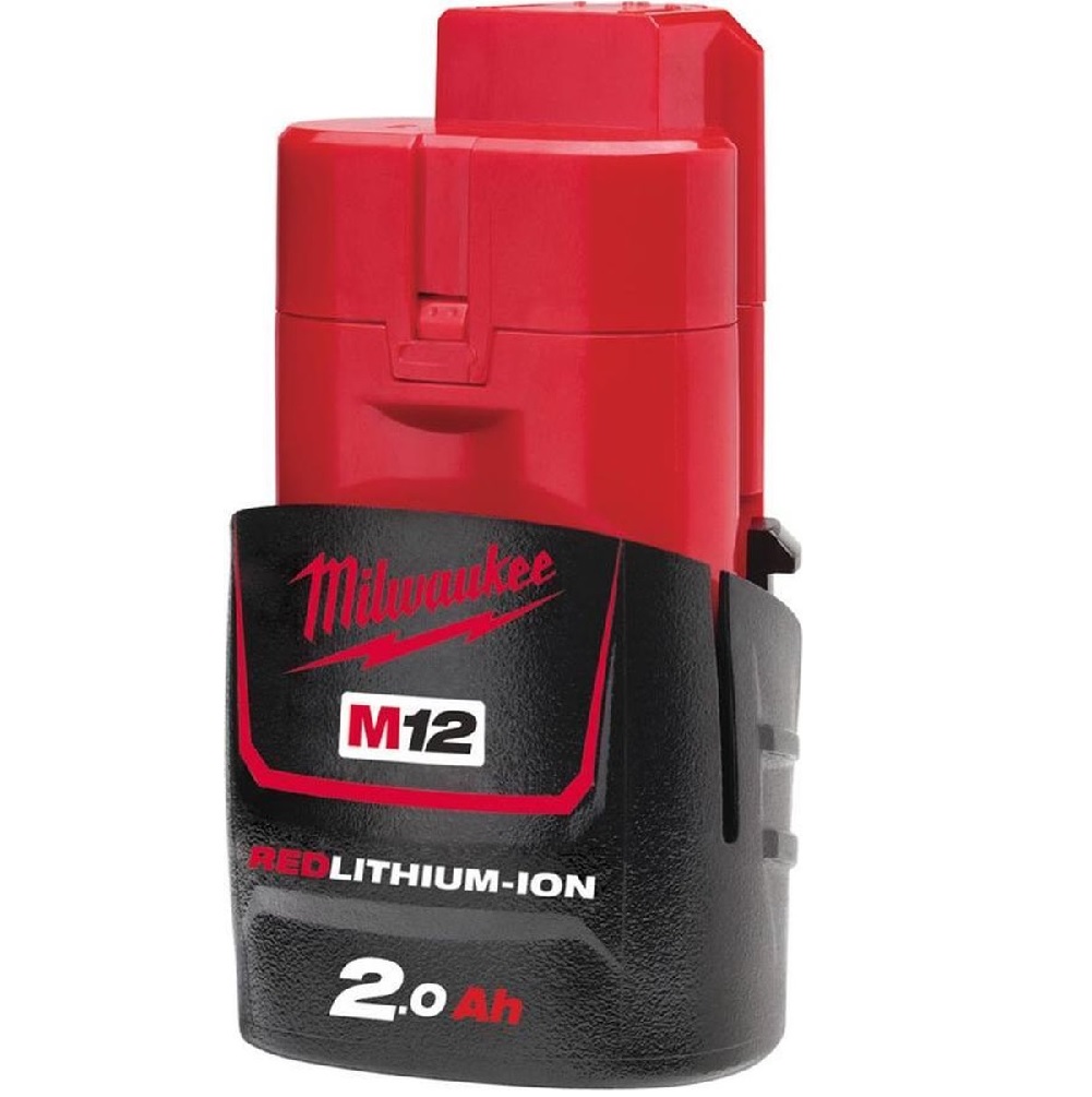 10537447 MILWAUKEE ACCU 12 V / 2,0 AH RED LI-ION M12B2