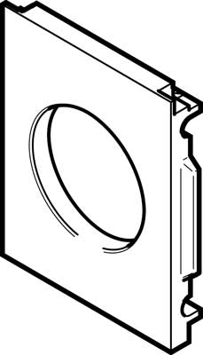 10634119 FESTO BEVESTIGINGSPLAAT MS4-AEND 542966