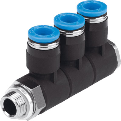 10485386 FESTO MEERVOUDIGE VERDELER QSLV3-G1/8-4 186233