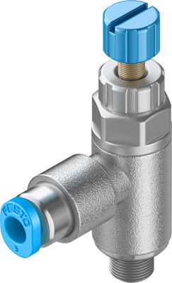 10226762 FESTO SMOORVENTIEL MET TERUGSLAGKLEP GRLA-M5-QS-3-RS-D 197576