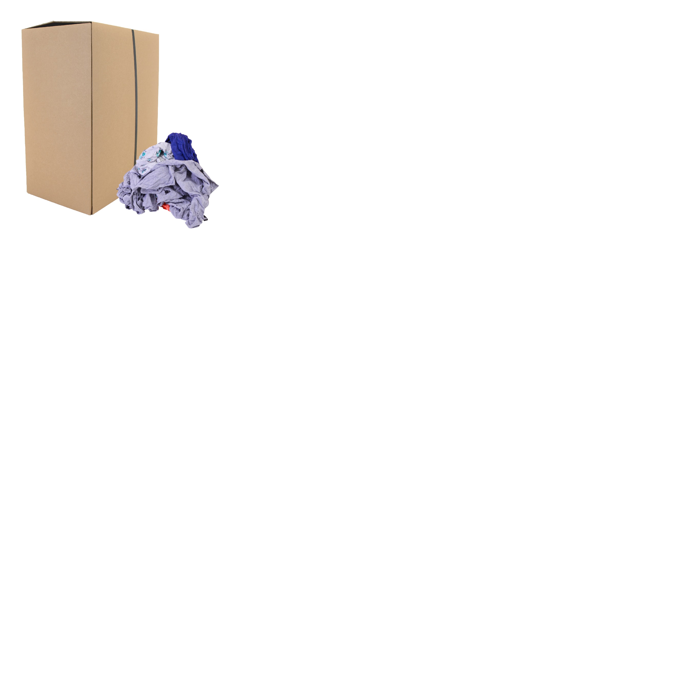 10054645 TOWLER POETSDOEK KATOEN BONT DOOS A 10KG INTERLOCK