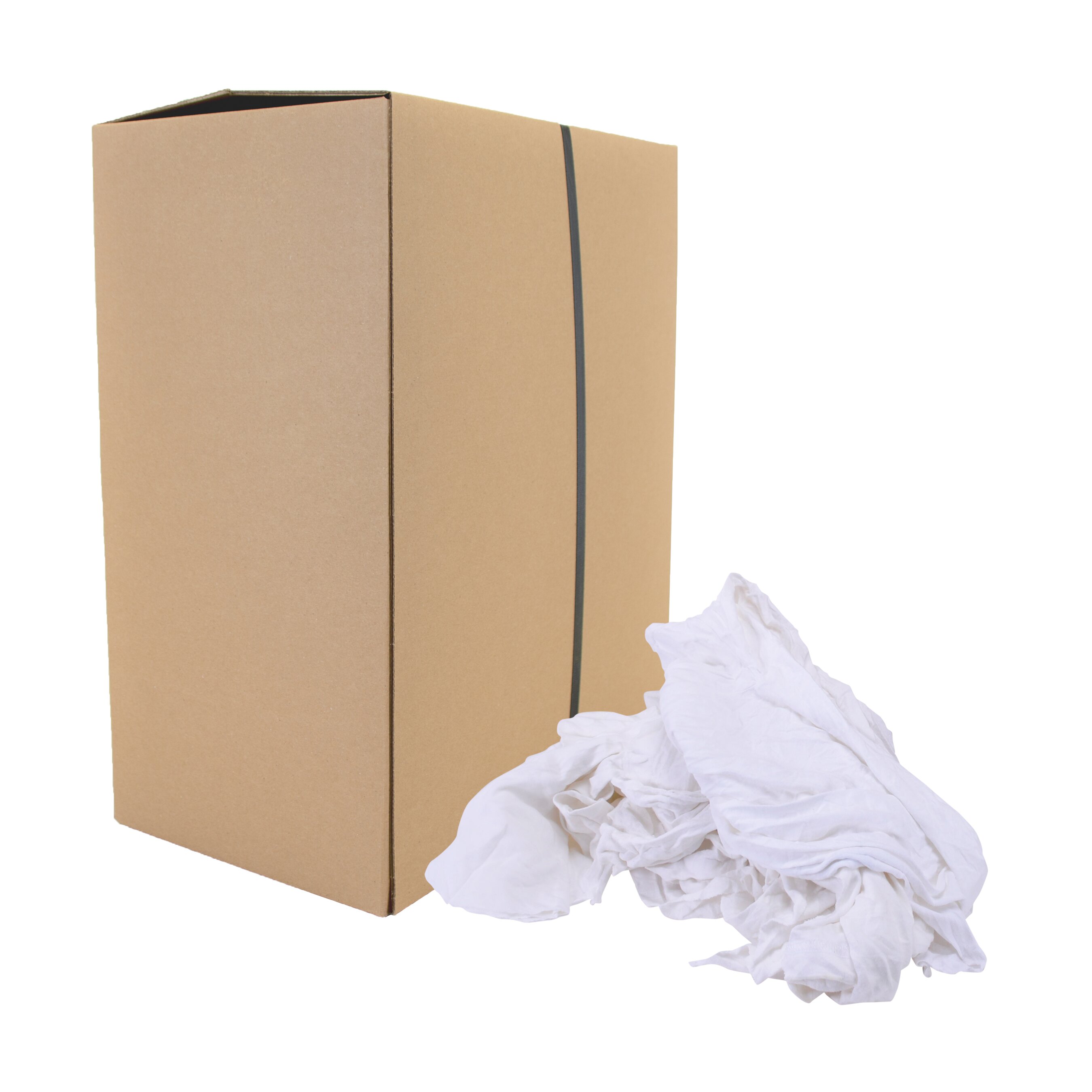 10054646 TOWLER POETSDOEK KATOEN WIT DOOS A 10KG TRICOT