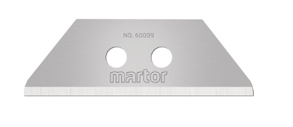 10904057 MARTOR TRAPEZIUMMESJE, AFGEROND DISPENSER A 10 STUKS