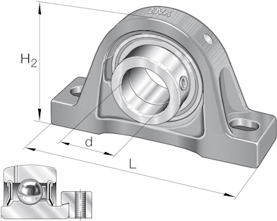 10054552 INA STAAND LAGERBLOK PASE20-XL-N