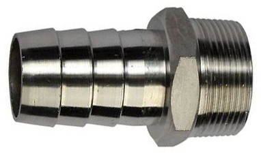 10057598 QHOSE RVS 316 SLANGPILAAR BU TULE=6MM, DRAAD=1/4''