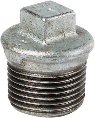 TITAN gegalvan.plug met rand+vierkant BT nr.290