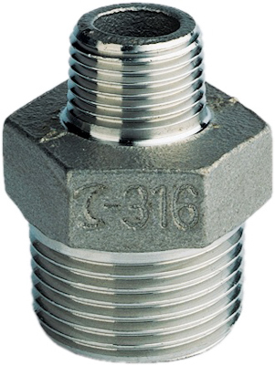 RVS verloopnippel no 245