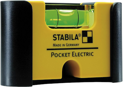 10744354 STABILA MINI-WATERPAS ELECTRIC 7CM POCKET 18115