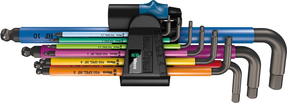 10997734 WERA HAAKSE SCHROEVENDRAAIER-SET MULTICOLOR+VASTH.FNCT 9-DLG 585B0009